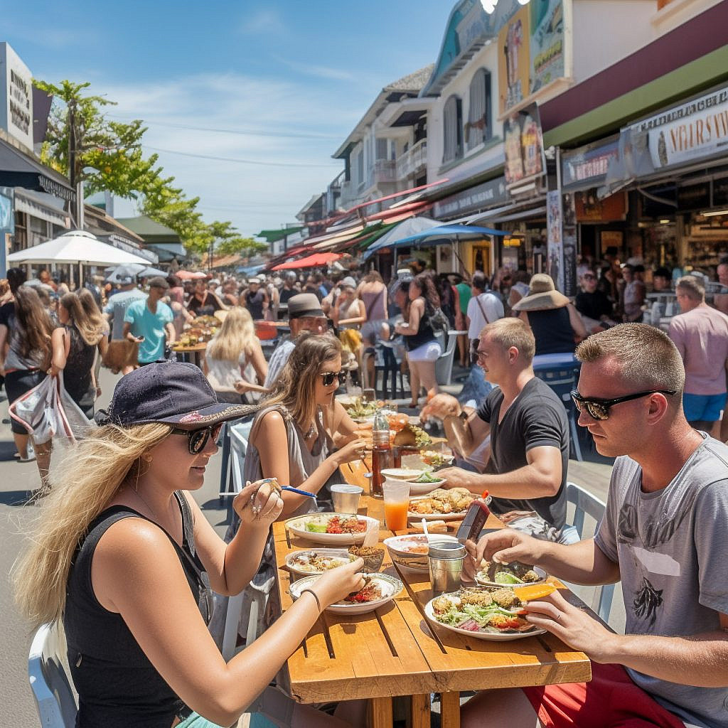 Eat Street in Seminyak Bali