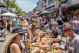 Eat Street in Seminyak Bali