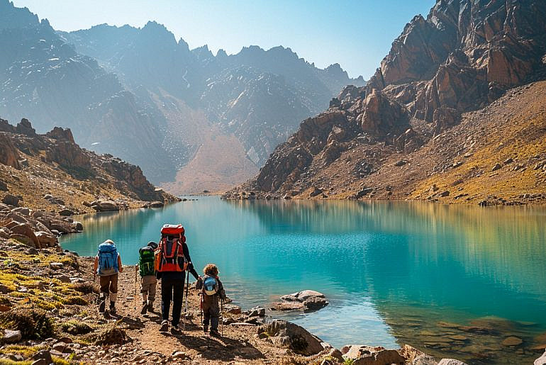 Trekking In The Atlas Mountains Morocco Lac d’Ifni