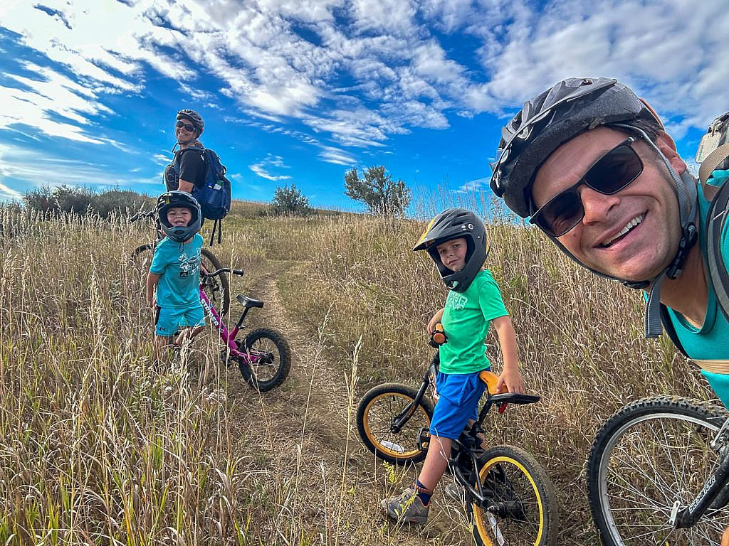 things to do in Bismarck biking at Fort Lincoln State Park
