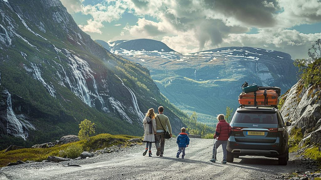 car rental in Norway at Måbødalen Valley
