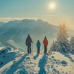 skiing in Switzerland