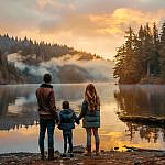 Lake Quinault in Washington State