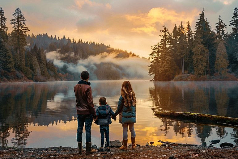 Lake Quinault in Washington State