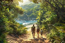 Huatulco with kids