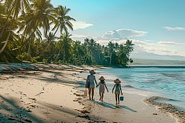 The beach in Luzon, Philippines, is a place of endless possibilities.