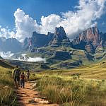Hiking in Drakensberg will leave you and your family with priceless memories and experiences.
